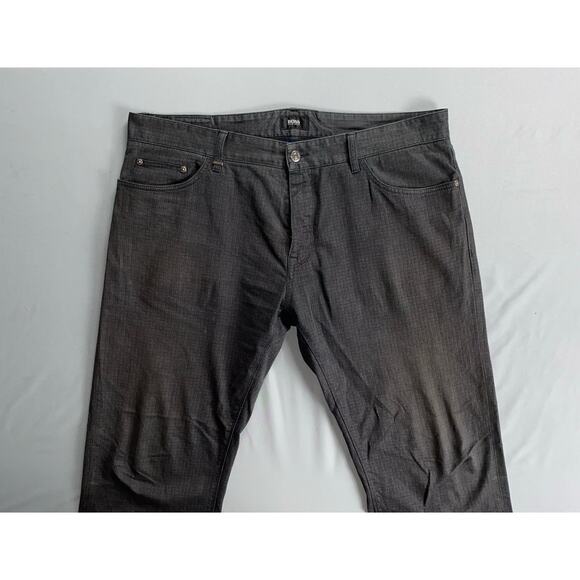 Hugo Boss Maine3-20 Stretch 5-Pocket Jean Style Pants. Micro-Check, 38X29. GUC! - Picture 5 of 12